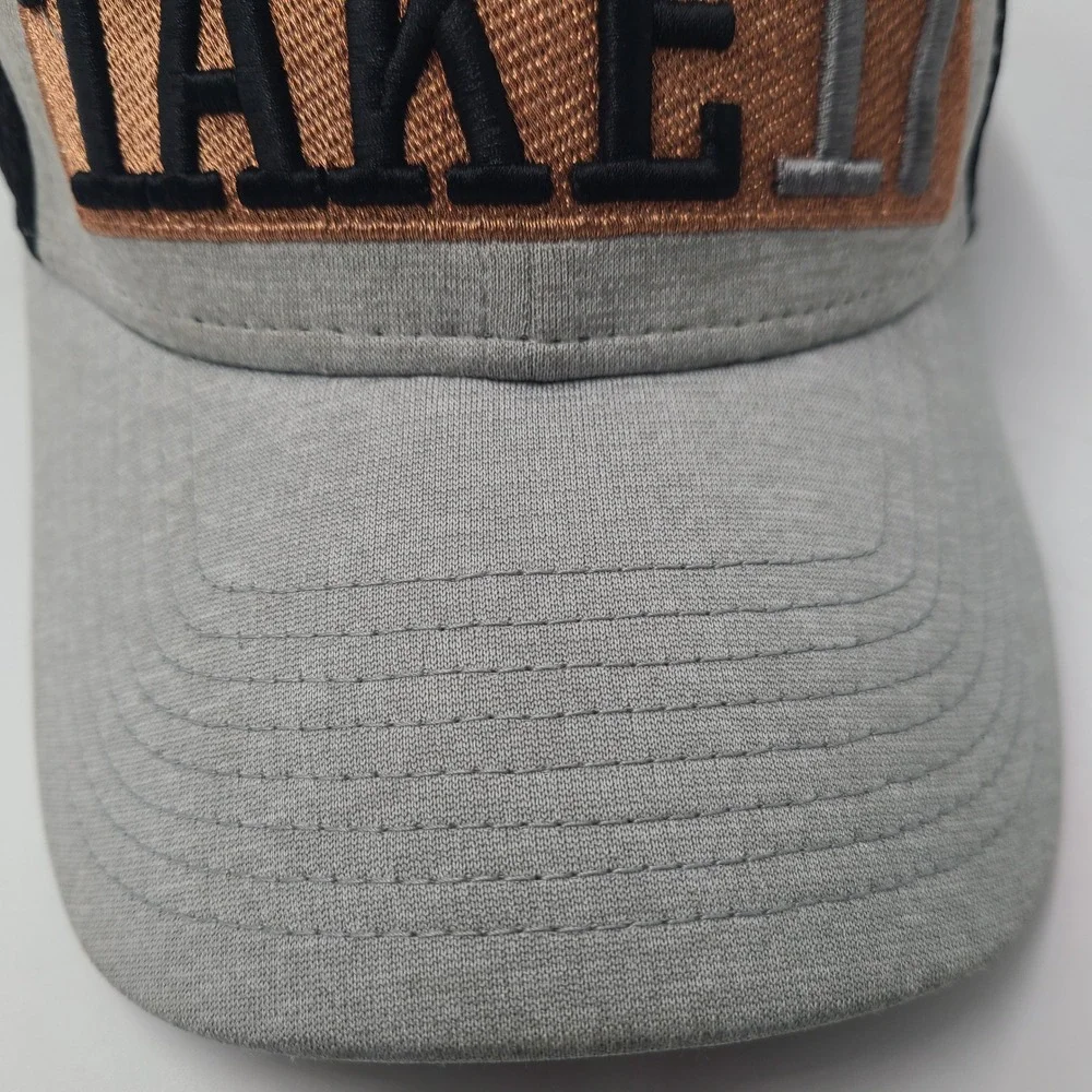 Houston Astros Hat Snapback New Era 9Forty Gray Black MLB 2017 Postseason Men‎